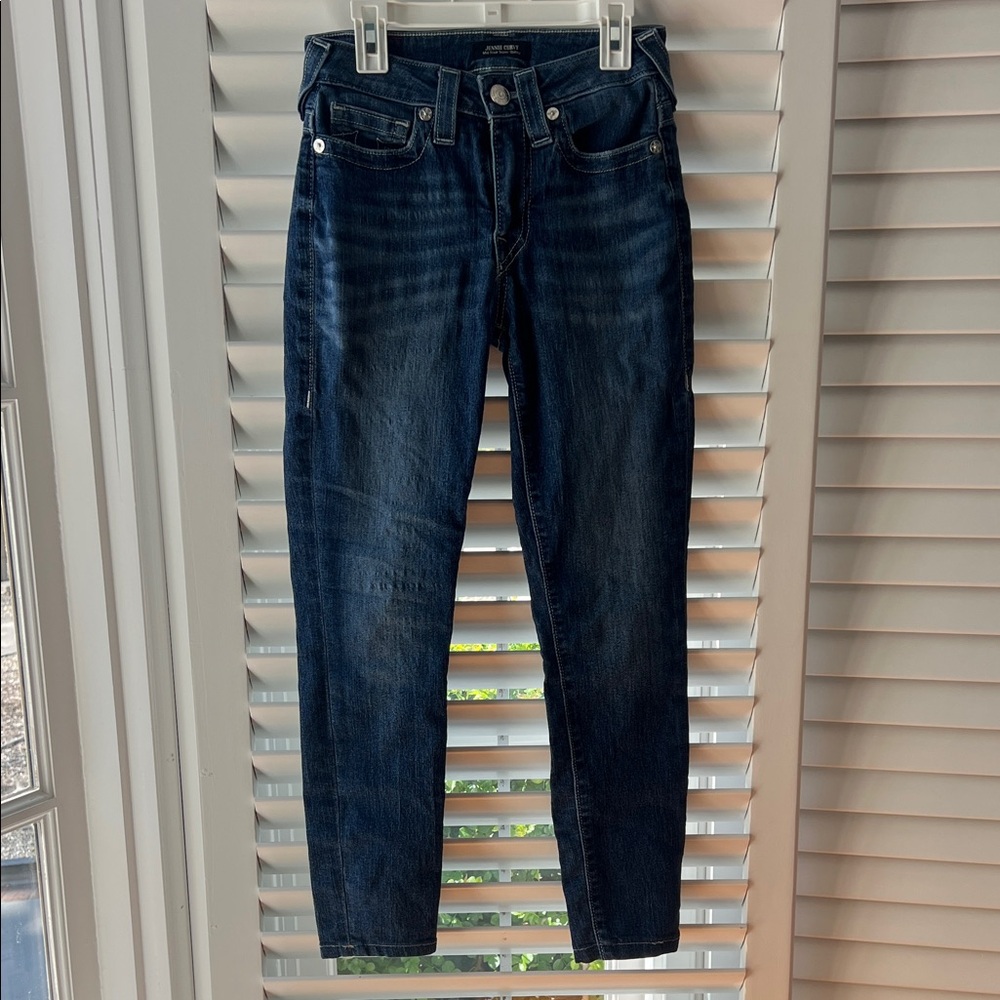 True Religion Women's Deep Blue Skinny Jeans